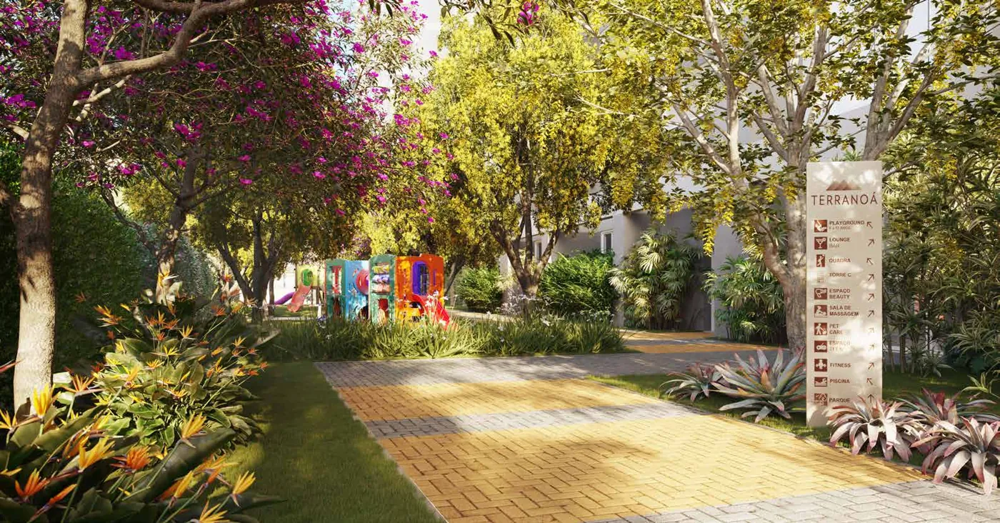 Acesso e jardins