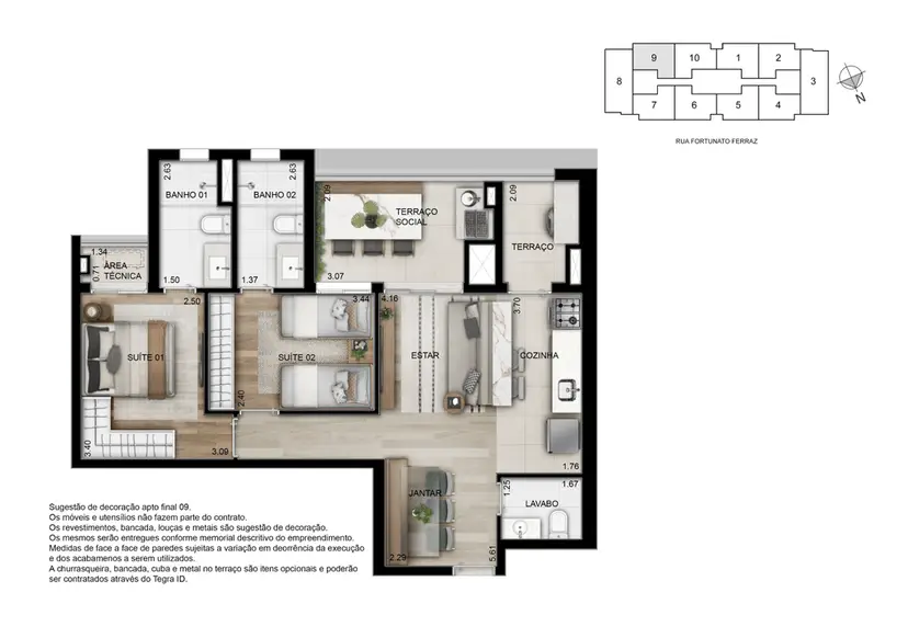 Planta Planta 72 m²
