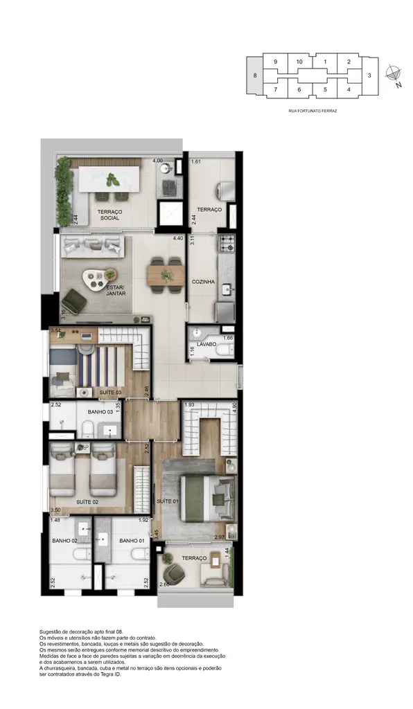 Planta Planta 105 m²